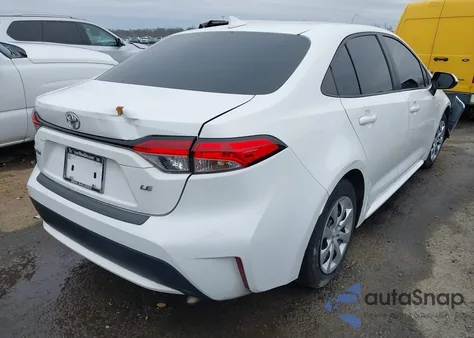 2021 Toyota Corolla Le из США, поврежденный, VIN 5YFEPMAE0MP225761
